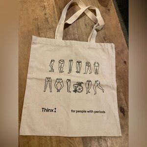 Thinx canvas tote brand new